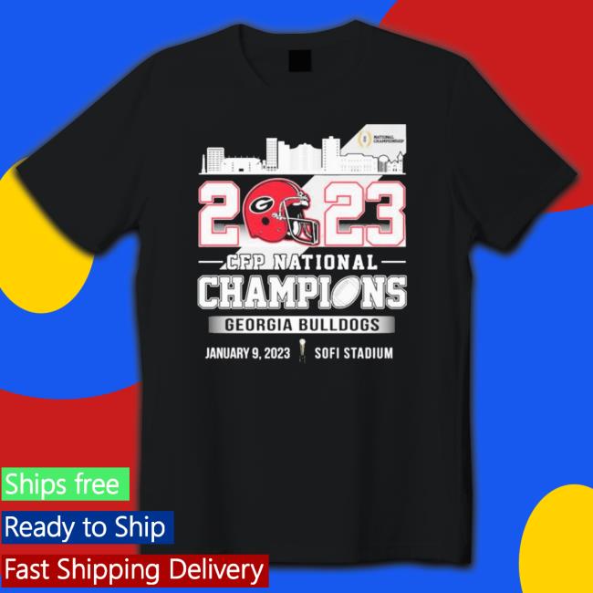 2023 Cfp National Champions Georgia Bulldogs Skyline Sweater