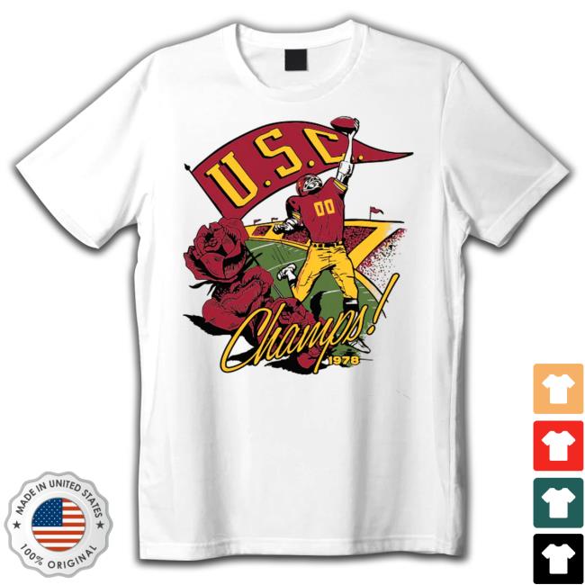 1978 USC Trojans Roses Tee Shirt